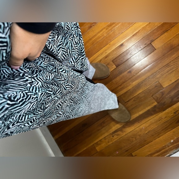 Lululemon Wunder Under Pant Hi-Rise Dazzle Nulux 50g Alpine White Black Size 12 - Picture 5 of 9